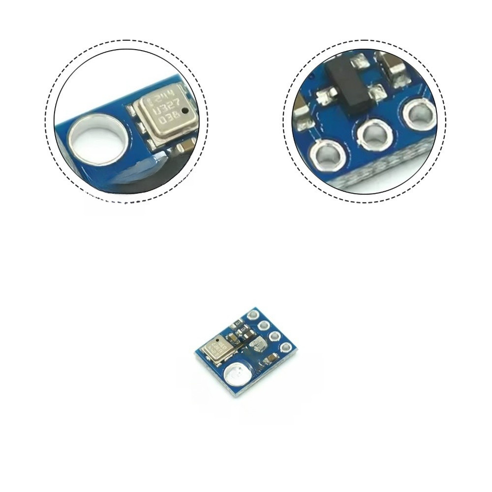GY-68 Pressure and Temperature Sensor Module 0.03hPa Resolution PCB Blue