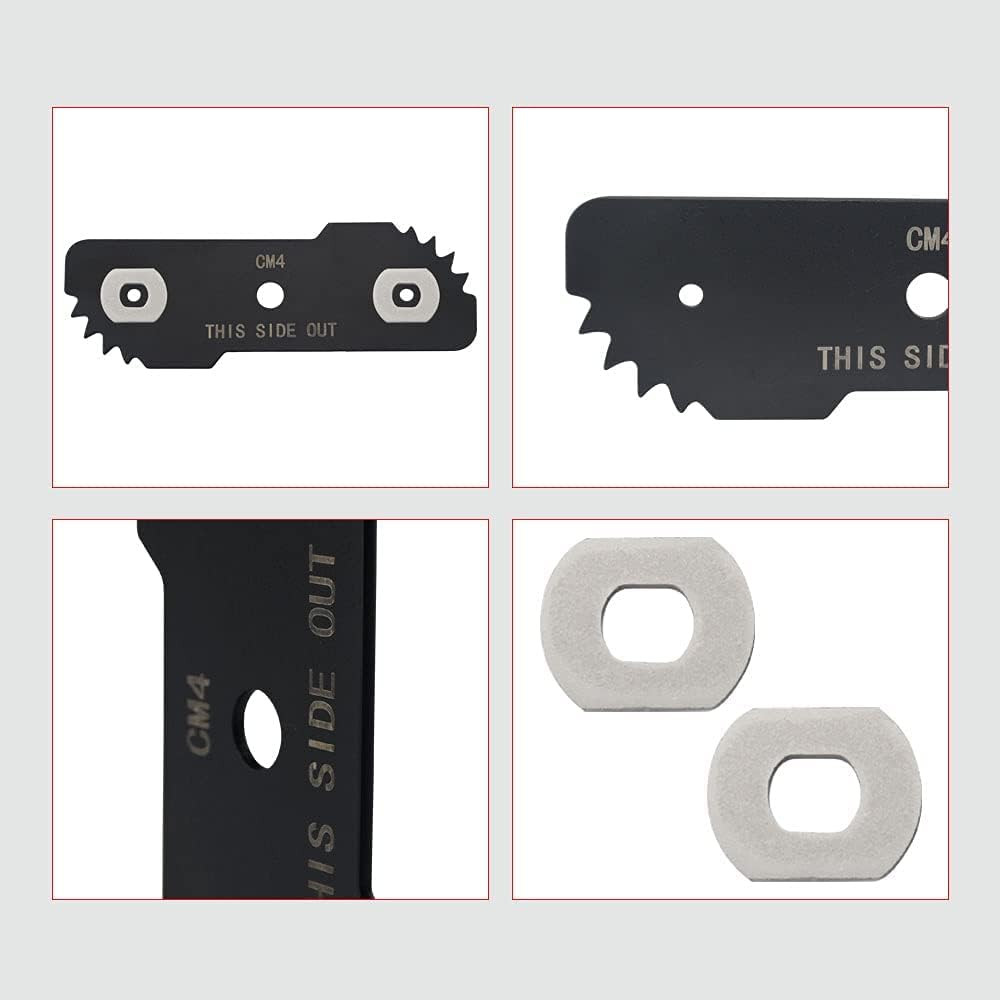2-Pack EB-007 Edge Hog Heavy-Duty Edger Replacement Blades Compatible with Black