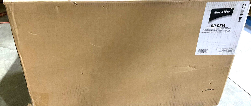Sharp 3x 550 Sheet Paper Feeder And Stand BPDE14  ✅❤️️✅❤️️ New! Sealed Inside!❤️