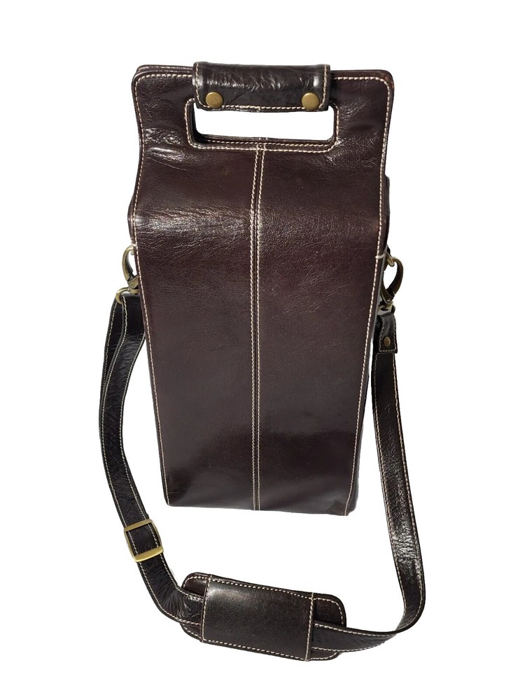 Bottle Wine Liquor Holder Briefcase by Red Envelope preowned