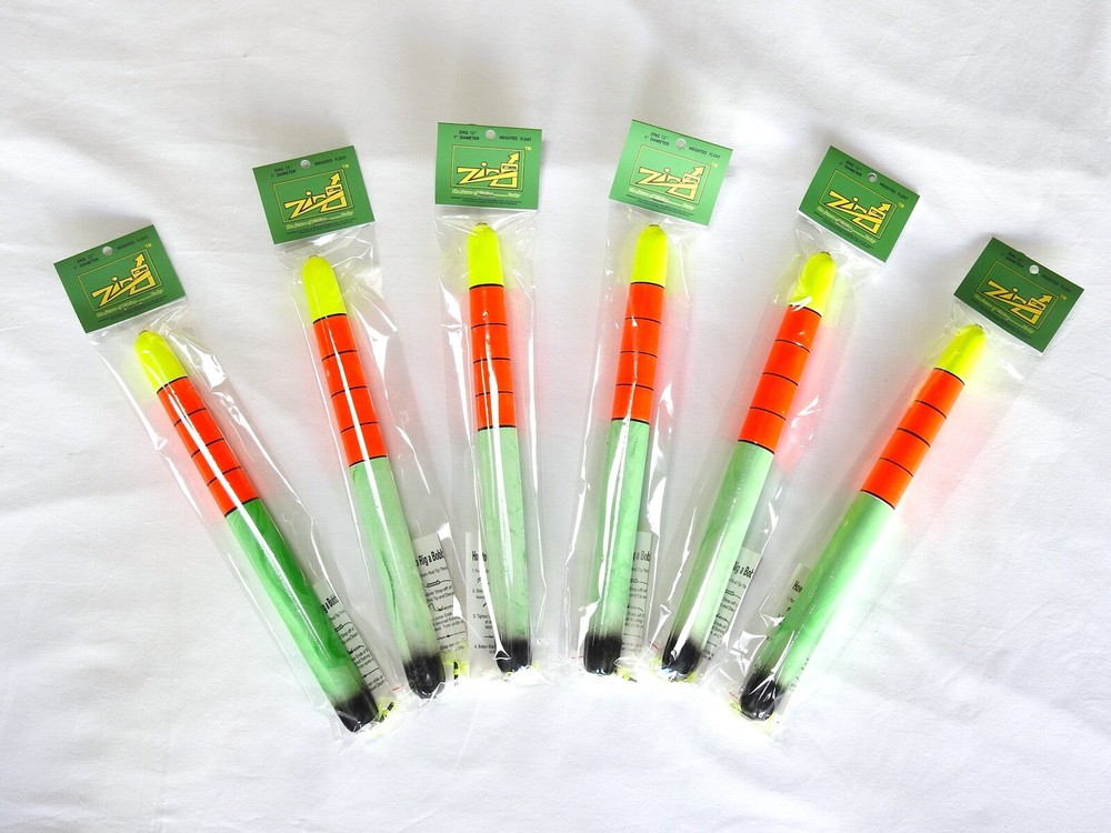 Catfish Bobber 12" / ZING POLE FLOAT/ 6 Pack