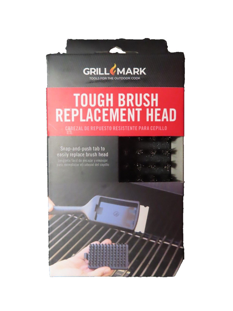 Grill Mark Tough Brush Replacement Head #8083932 NEW