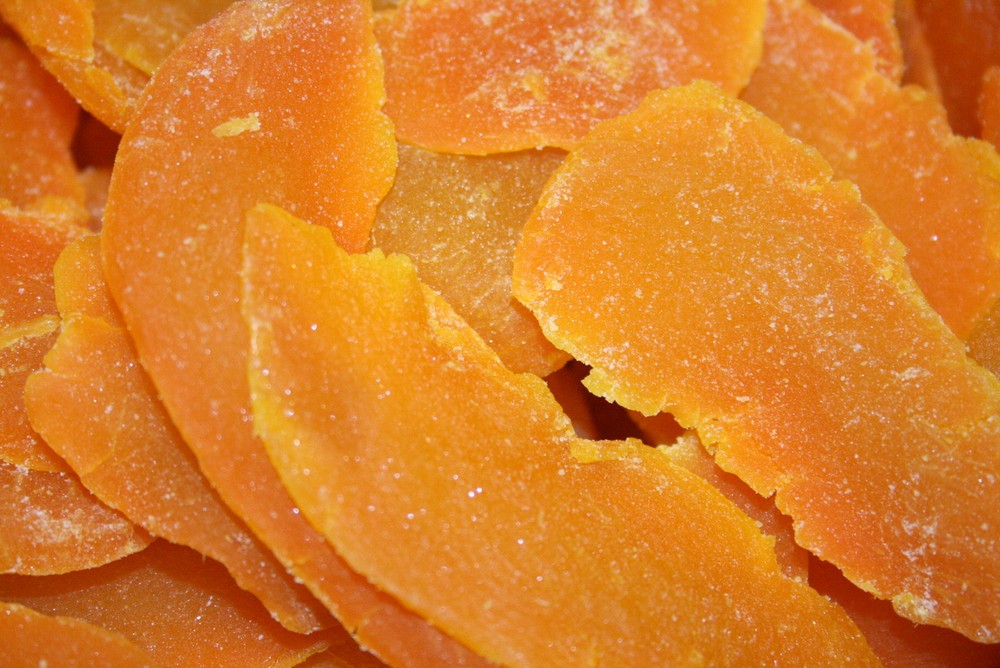 DRIED MANGO SLICES, 3LBS