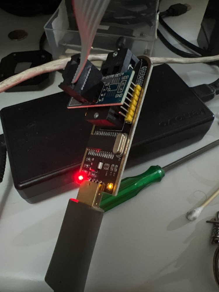 SOIC8 SOP8 Test Clip Flash IC Clips Socket Adpter Programmer BIOS with USB...