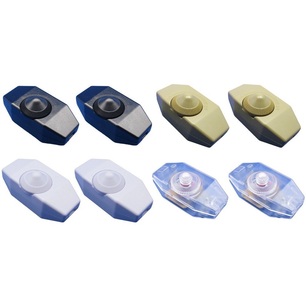 Rotary Dimmer Switch Regulator for Home Lighting Systems with Two Units