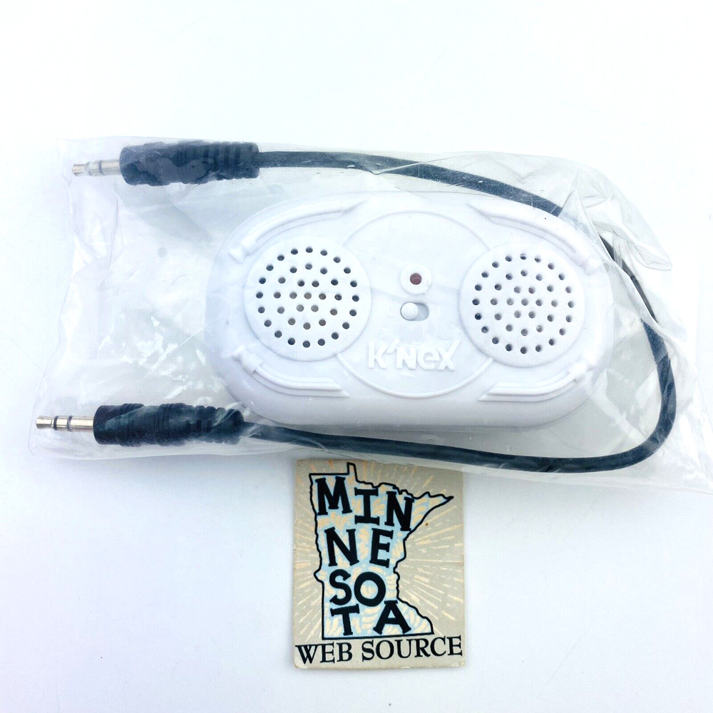 Knex NEW White Speaker for Rocket Boost Roller Coaster Coaster Replacement Part