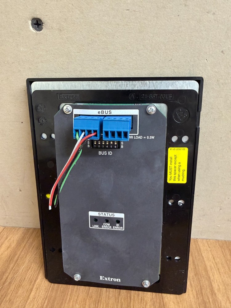 Extron 60-1389-01 EBP 200 ﻿eBUS Button Panel Black