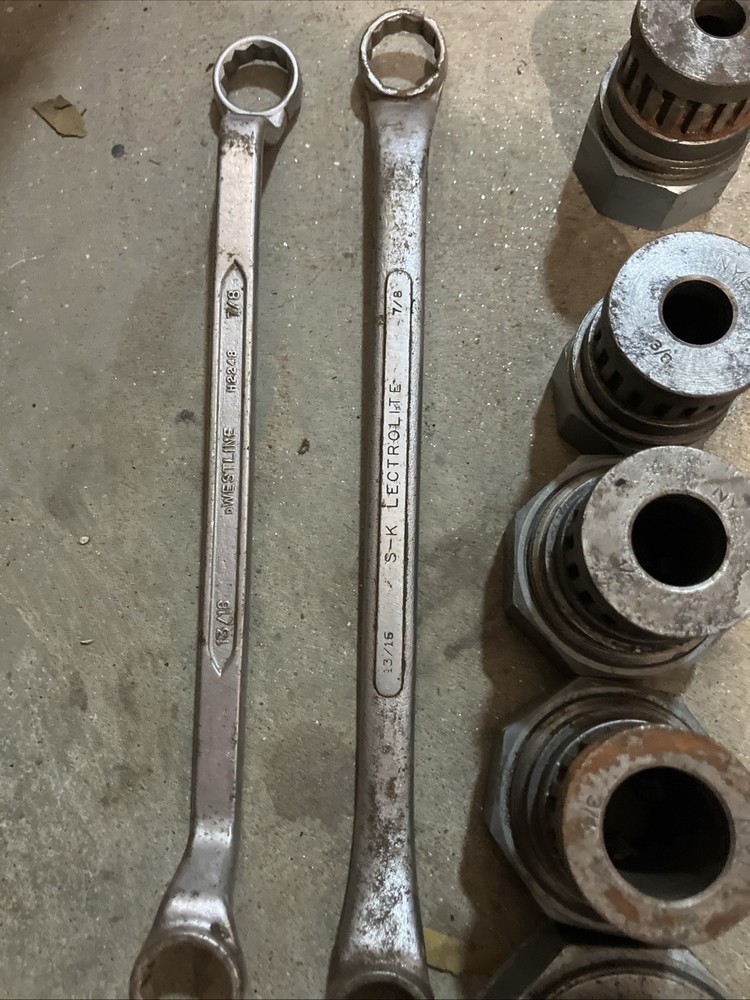 Pipe threader tool Sk tools offset wrench