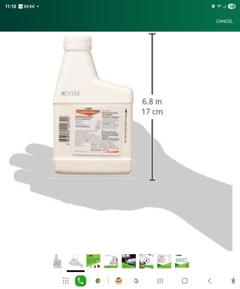 Crossfire Bed Bug Concentrate 13 oz MGK Insecticide Pest Control Bed Bug killer