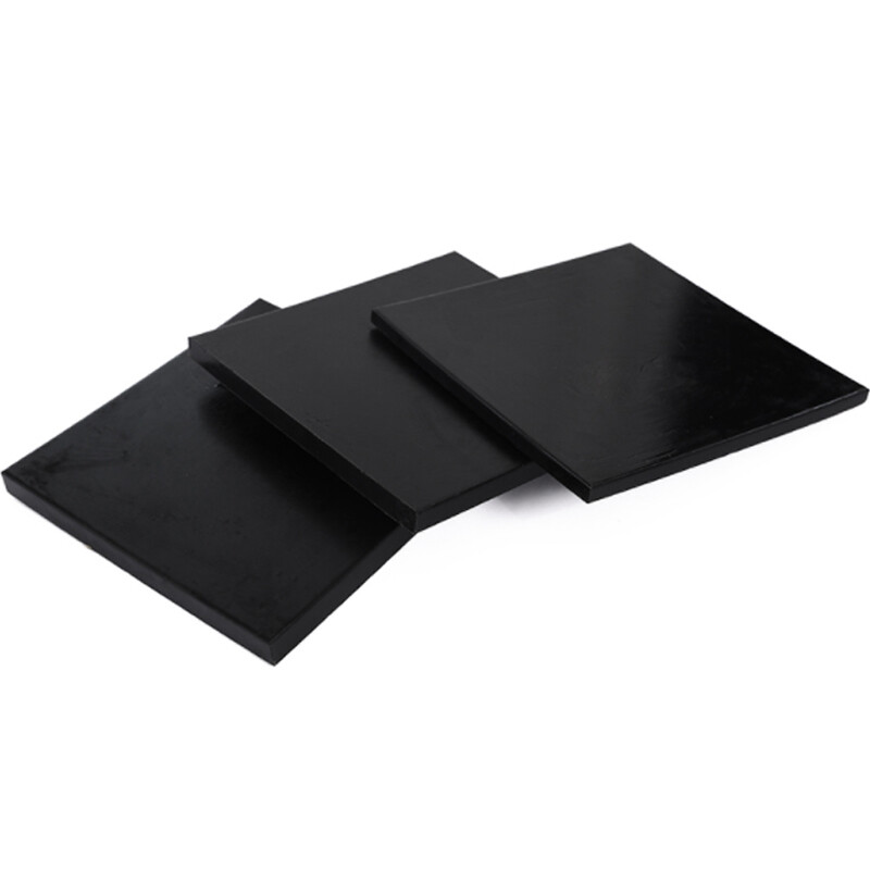 Black Polyurethane Flat Engineering Sheet Plate 2mm-25mm Thick, 300x300mm Size
