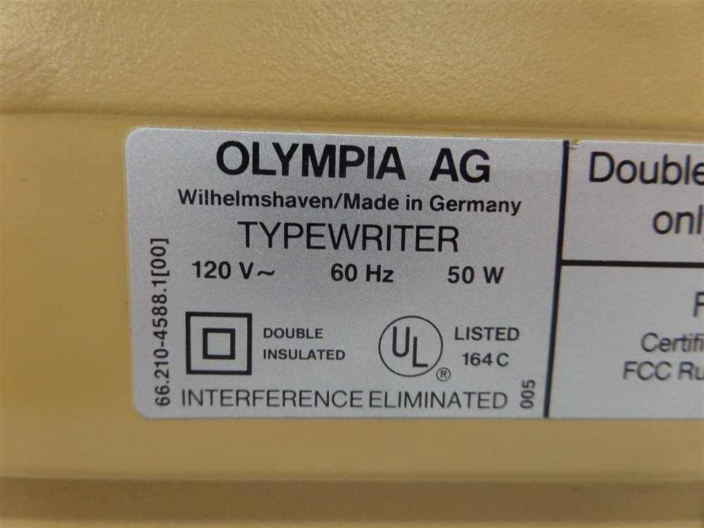 AEG Olympia Compact i Typewriter