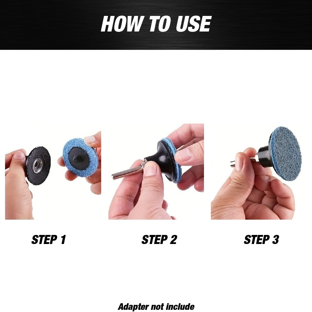 2" Quick Change Discs - GRIT 50G - 25pcs per Box