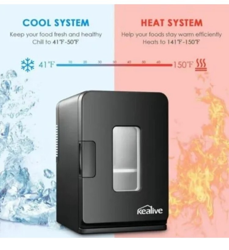 Kealive 15 Liter Mini Fridge With Warming & Cooling Function
