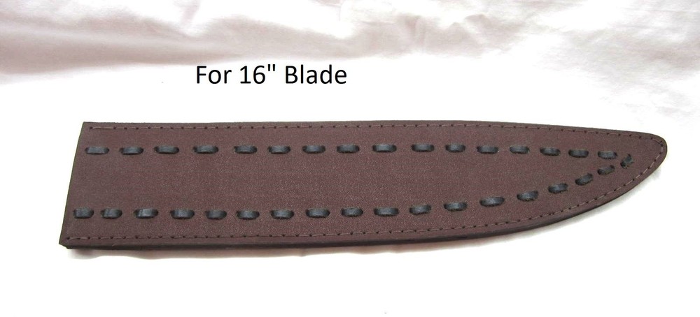 Leather Machete / Large Knife Sheath for 16" Blade - Super Nice Shape!