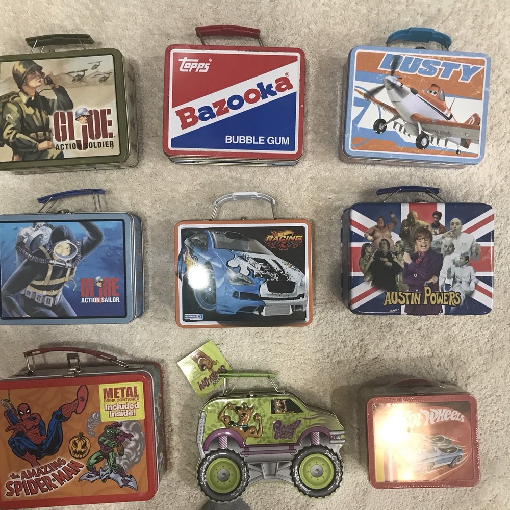 Collection Of 9 Lunch Boxes!