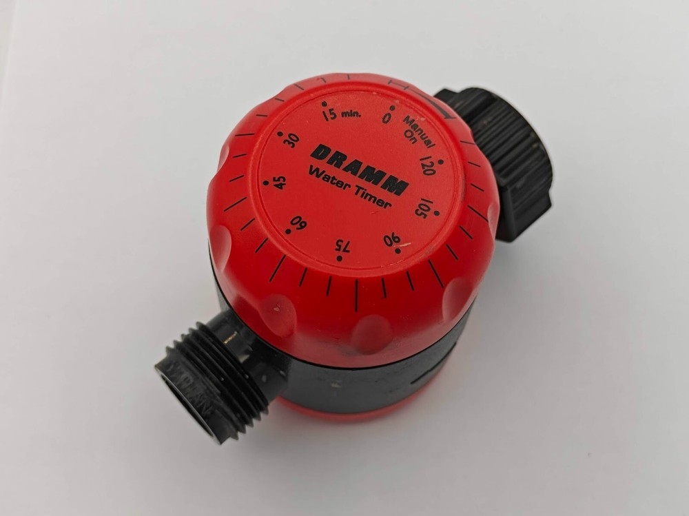 DRAMM COLORSTORM PREMIUM WATER TIMER - Red