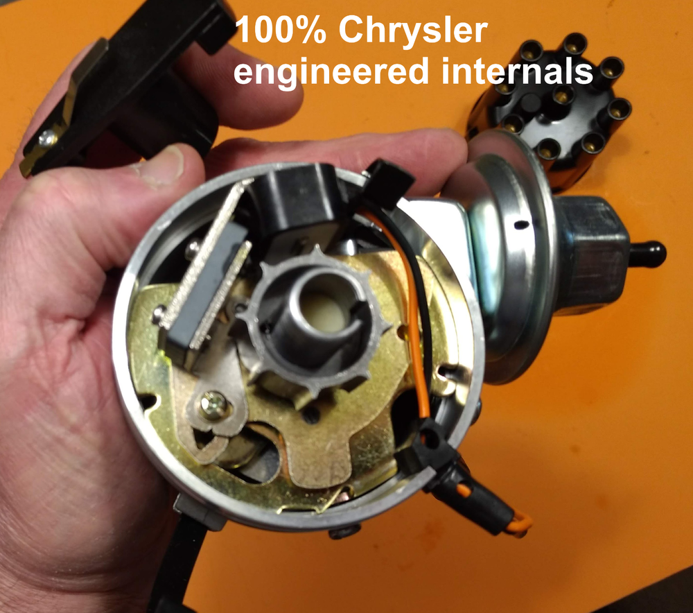 for Mopar Electronic Ignition Distributor B-Engine Plym Dodge 383 / 400 Blk Cap