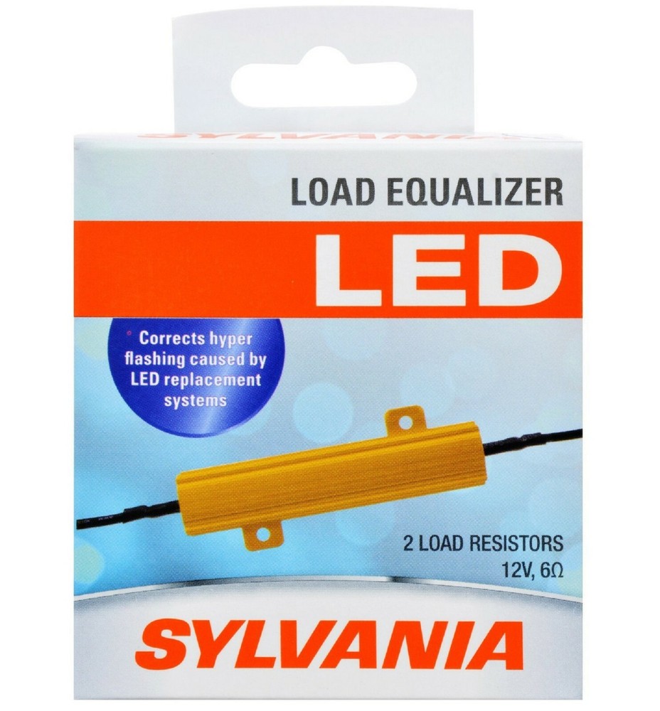 Sylvania LED Load Equalizer Resistor 7443 DRL Light Bulb Hyper Flashing Stop Fix