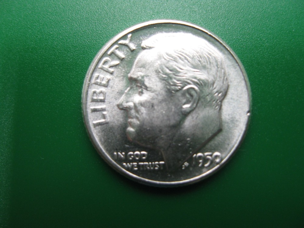 1950 Roosevelt Dime Gem BU FTB!