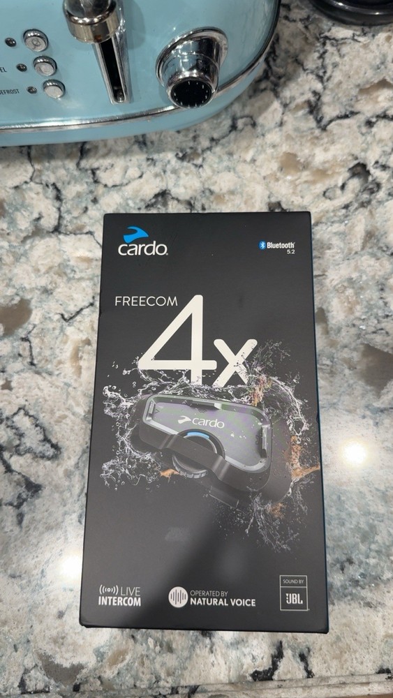 Cardo Freecom 4x Bluetooth Headset Com System - Single Pack - Authorized Seller