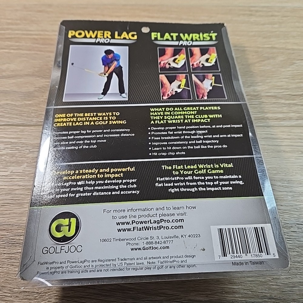 Golf Swing Training Aids - Golf Swing Lag Trainer and Golf Flat Wrist Trainer