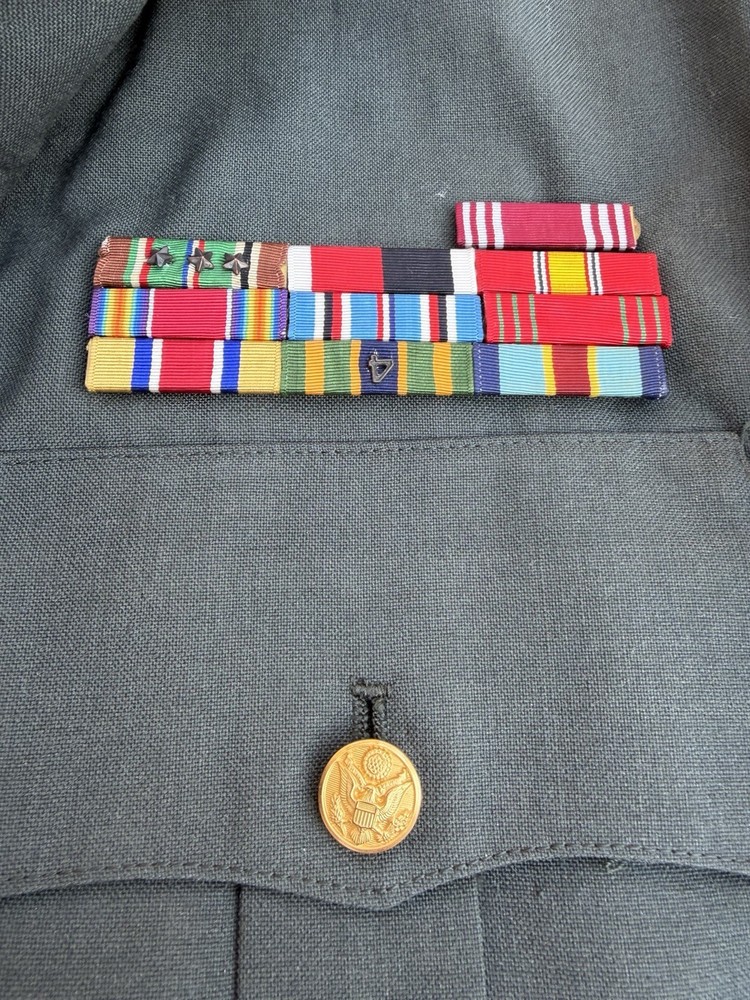 US Army Class A Green Uniform Sergeant Major E9 101st Airborne Named BEAL