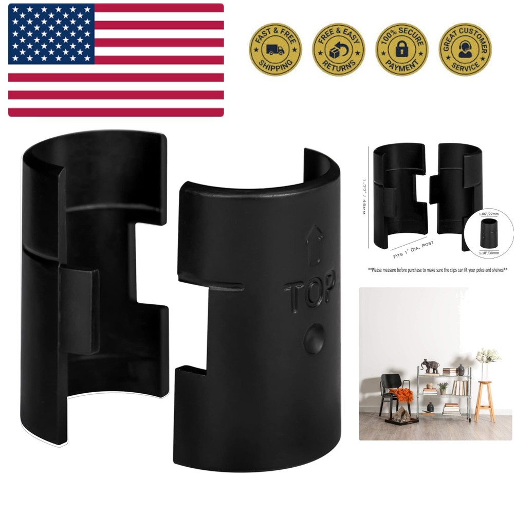 Wire Shelving Shelf Lock Clips / Shelving Sleeves - Fits with Thunder Group, ...