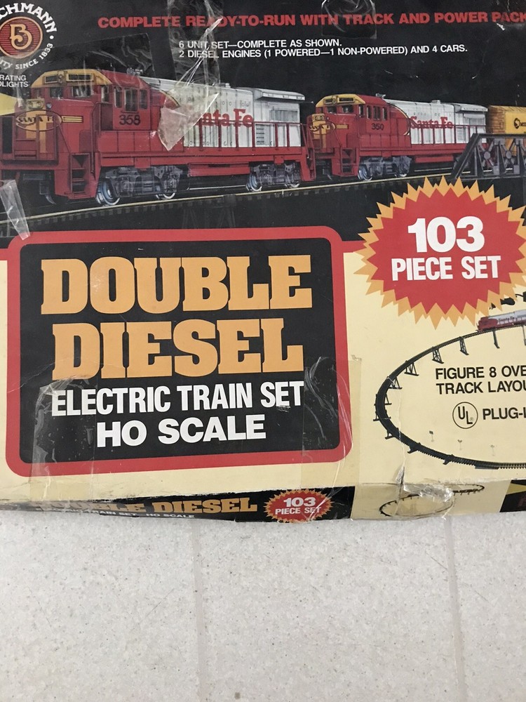 Bachmann Double Diesel Electric Train Set HO Scale Train Set No. 49-95175
