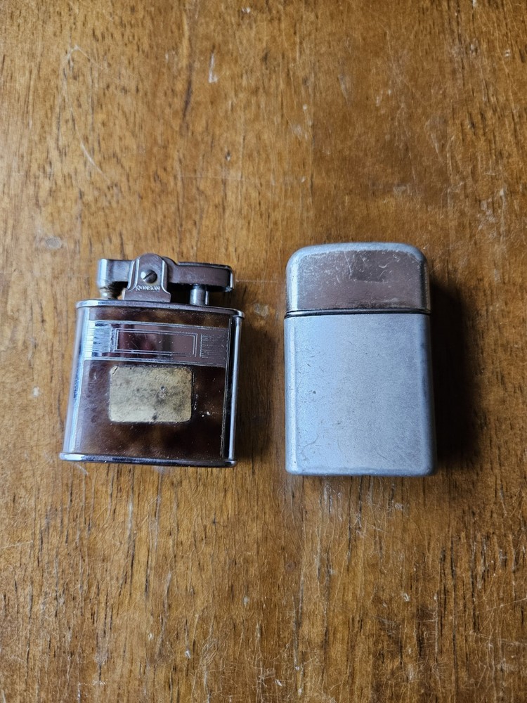 2 Vintage Ronson Lighters Untested As-Is RONSON LIGHTER