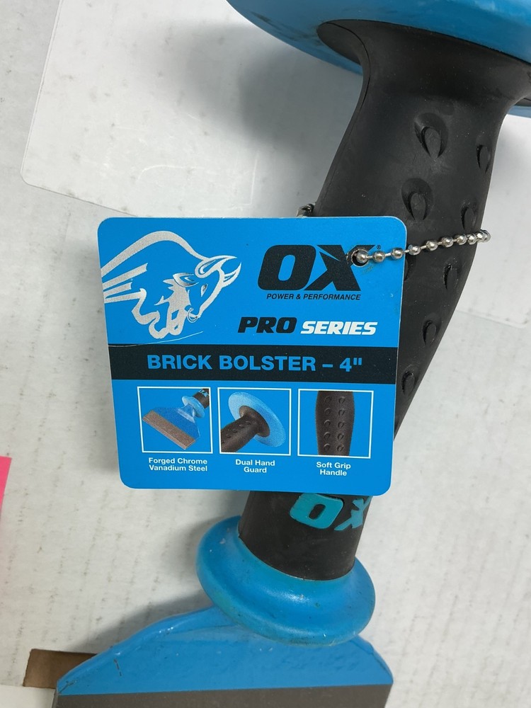 Ox Tools Pro 4" Brick Bolster/Chisel
