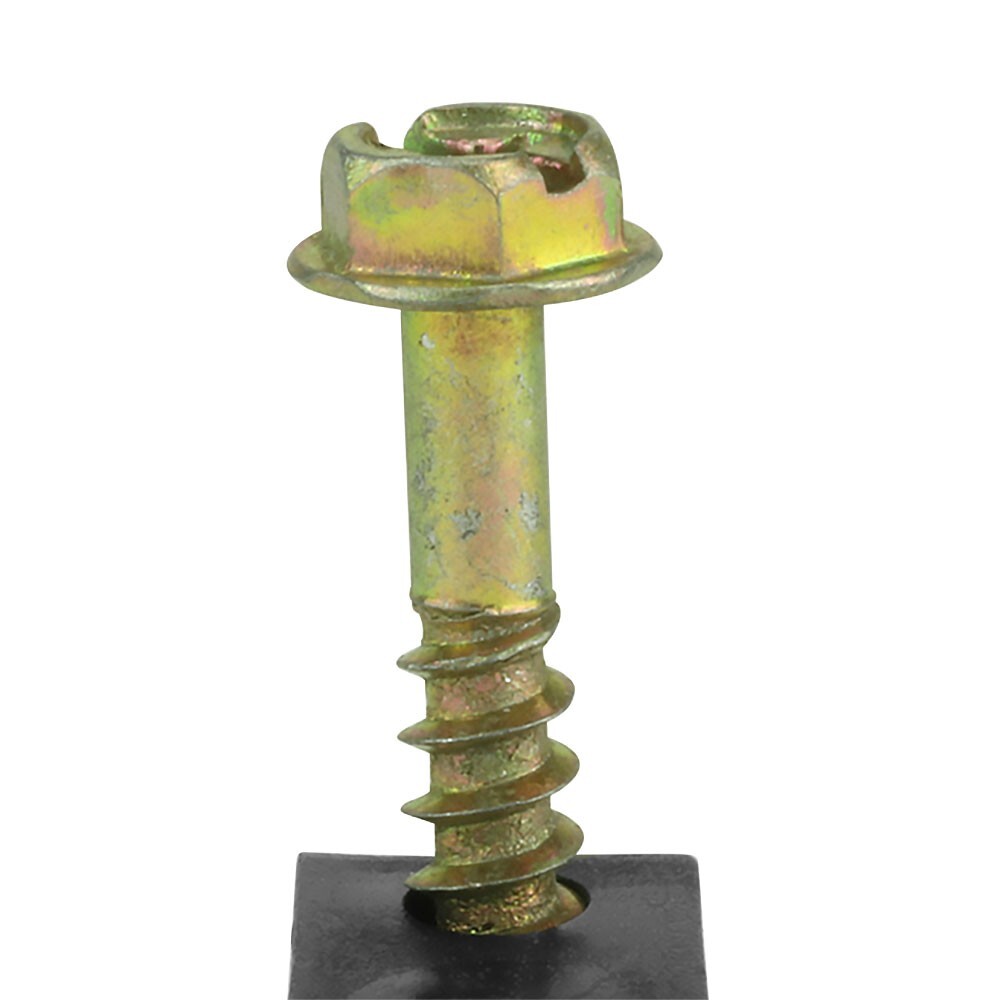 Skywalker Single Cable Flexible Screw Clips (100 Pack, Screw Depth: 7/8", Black)