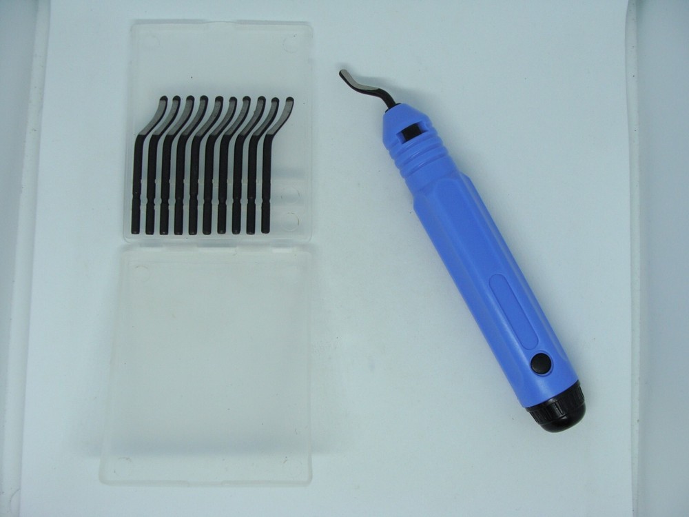 Handheld Deburring Tool 10 Blade Hand Held Burr Remover Sharp Border Trim Cutter