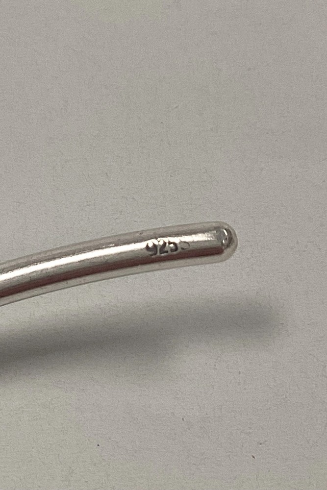 Modern Open Neck Ring in Sterling Silver