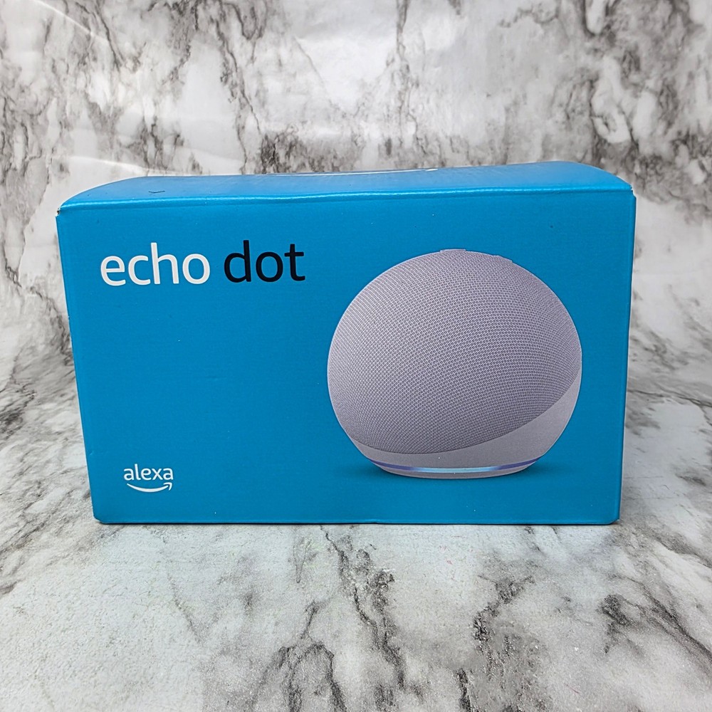 Amazon Echo Dot (5th Gen) Smart Speaker - Glacier White