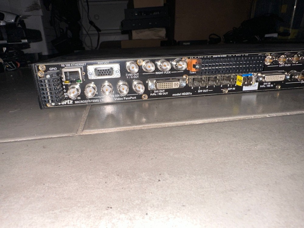 Evertz PassPort HD2012 1RU Multi-Path Video Converter Frame Synchronizer