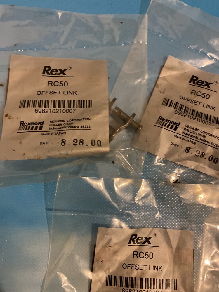 Rex RC50 Offset Link Lot Of 5.
