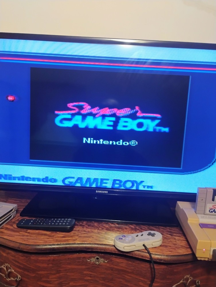 SNES Super Gameboy CIB & NFR Box Cleaned & Checked