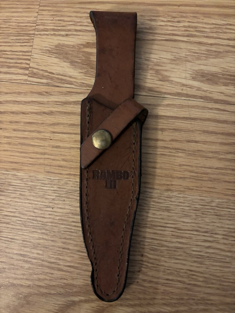 Brown Leather Rambo 111 This Is A 2nd Fixed Blade Sheath