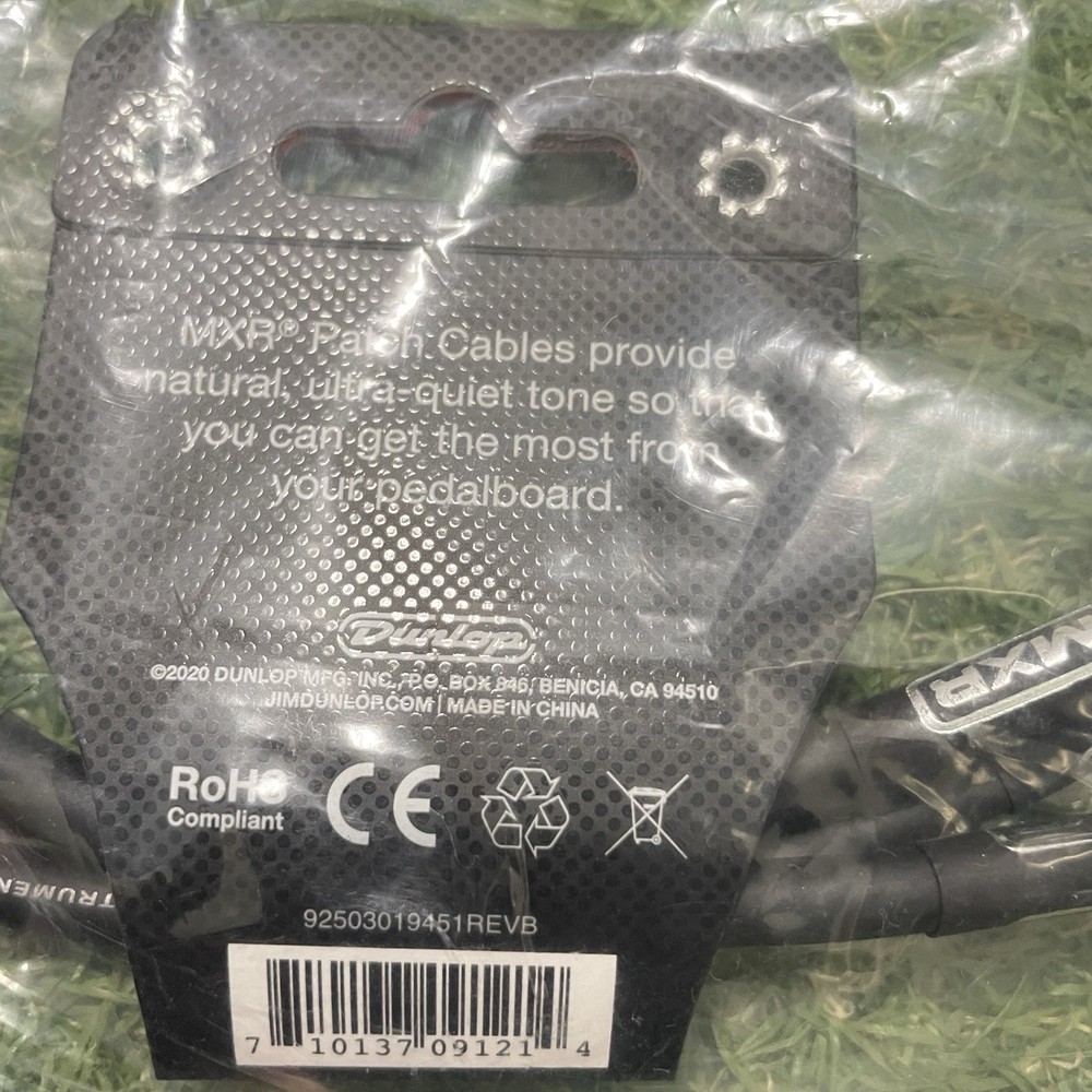 MXR Patch Cable 3-Pack 6 in 6 in. Black New