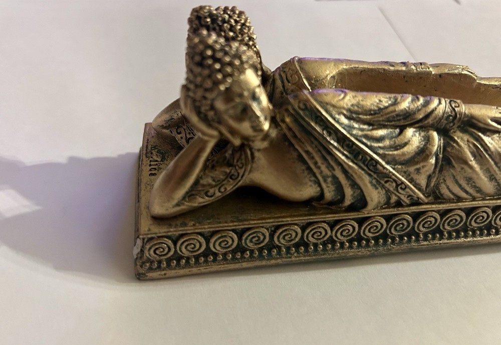 Bronzed Buddha Double Sided Incense Burner