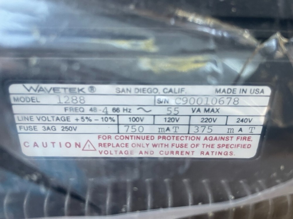 WAVETEK Model 288 20MHz Synthesized Function Generator