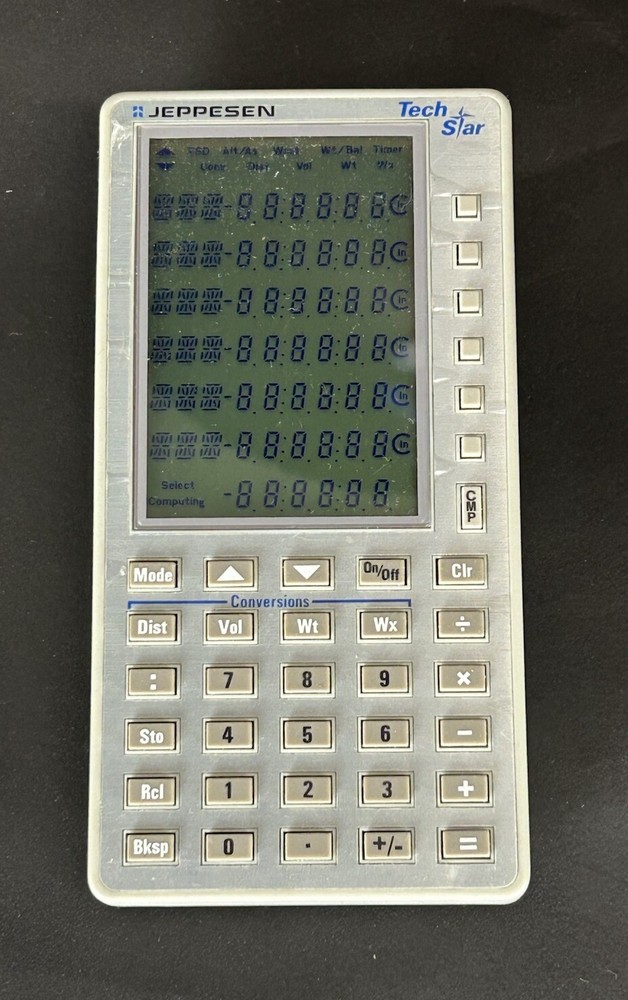 Jeppesen Tech Star Flight Computer - See Notes