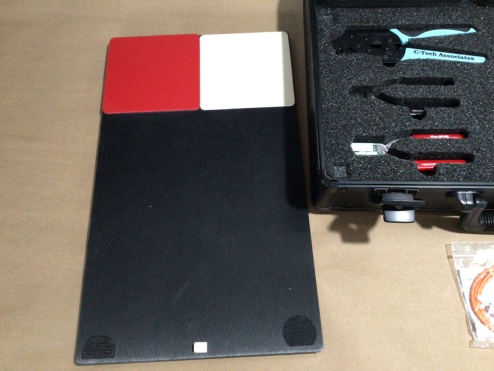 C-Tech Fiber Optic Tool Kit Strippers Crimpers SPOT Tester Case training system