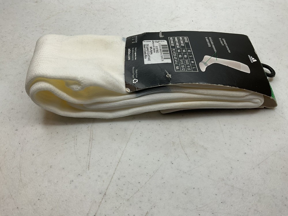 Adidas Soccer Metro Arch & Compression Sock White Medium