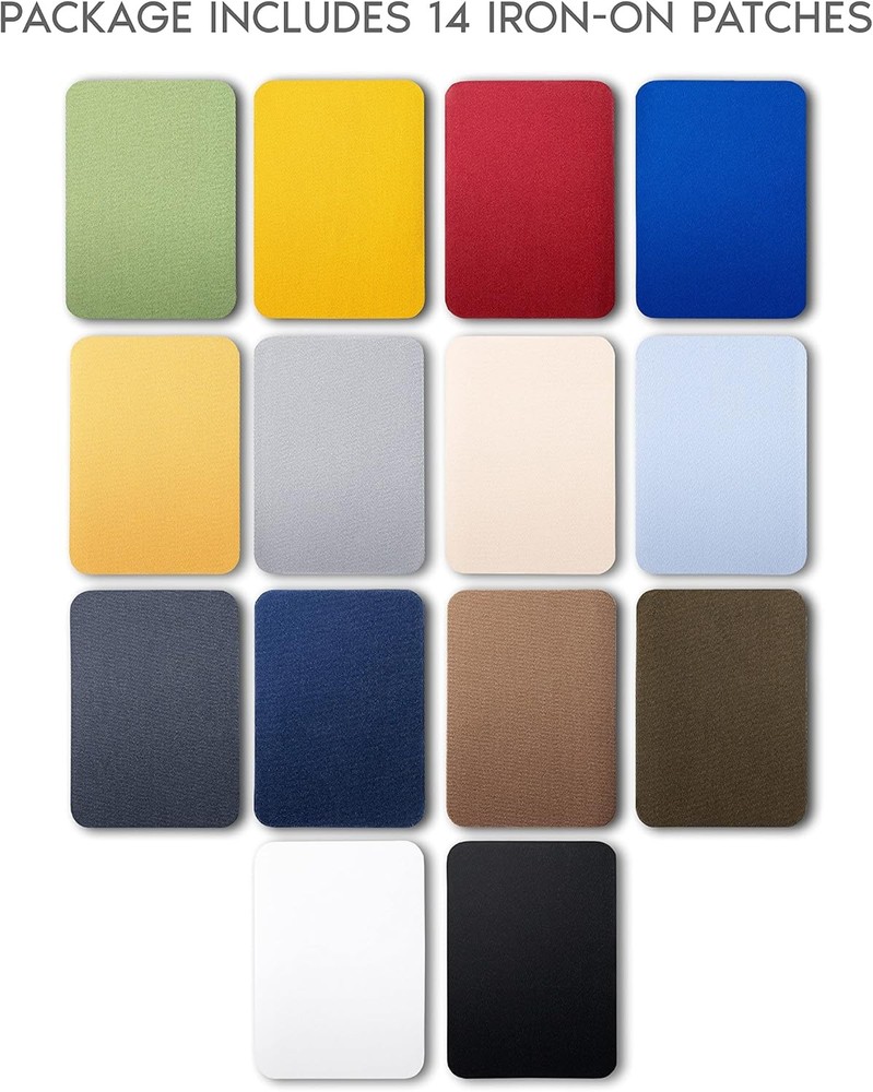 ZEFFFKA Premium Quality Fabric Iron-on Patches Inside & 1-Pack, Multicolor