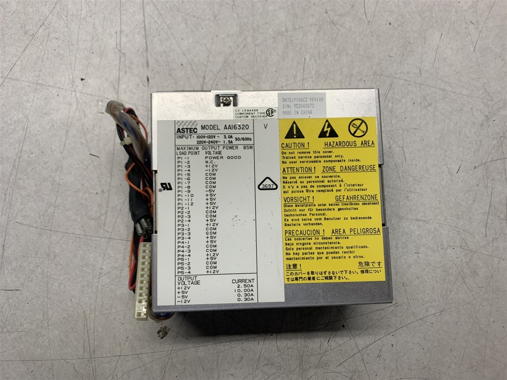 ASTEC POWER SUPPLY AAI6320