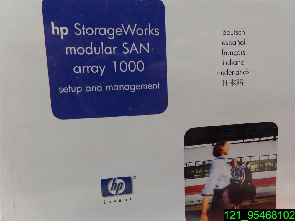 HP STORAGEWORKS MODULAR SAN ARRAY 1000 SOFTWARE AND MANUALS