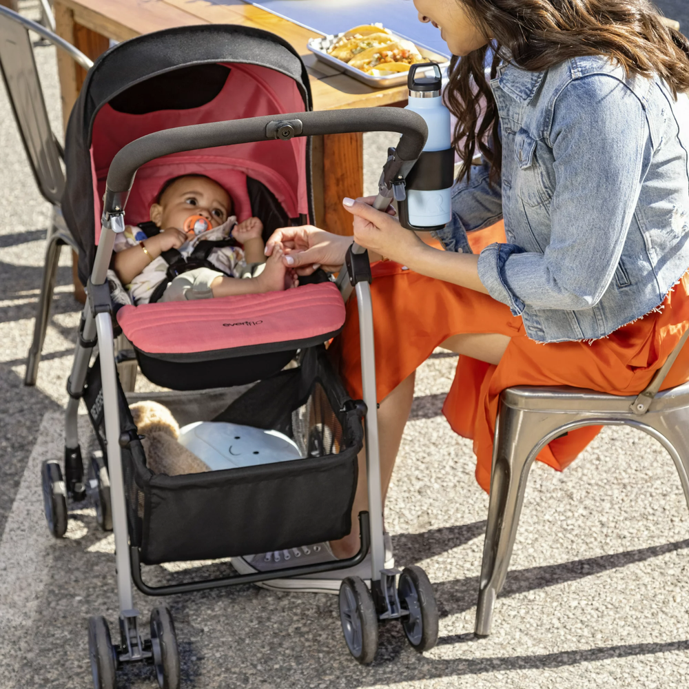 Evenflo Reversi Lightweight Stroller, Celestine Coral