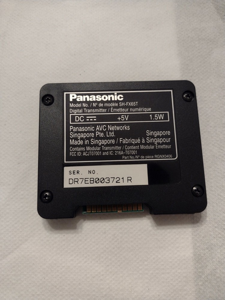 Panasonic Wireless Speaker System Digital Transmitter SH-FX65T ca