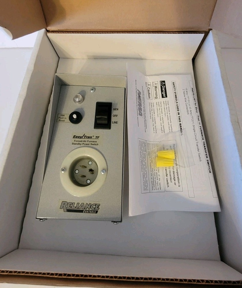 Reliance TF151W Transfer Switch - Gray (NEW IN BOX)